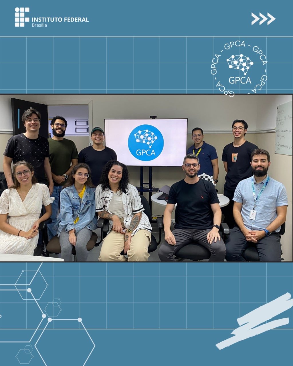 Equipe do GPCA em atividade no IFB.